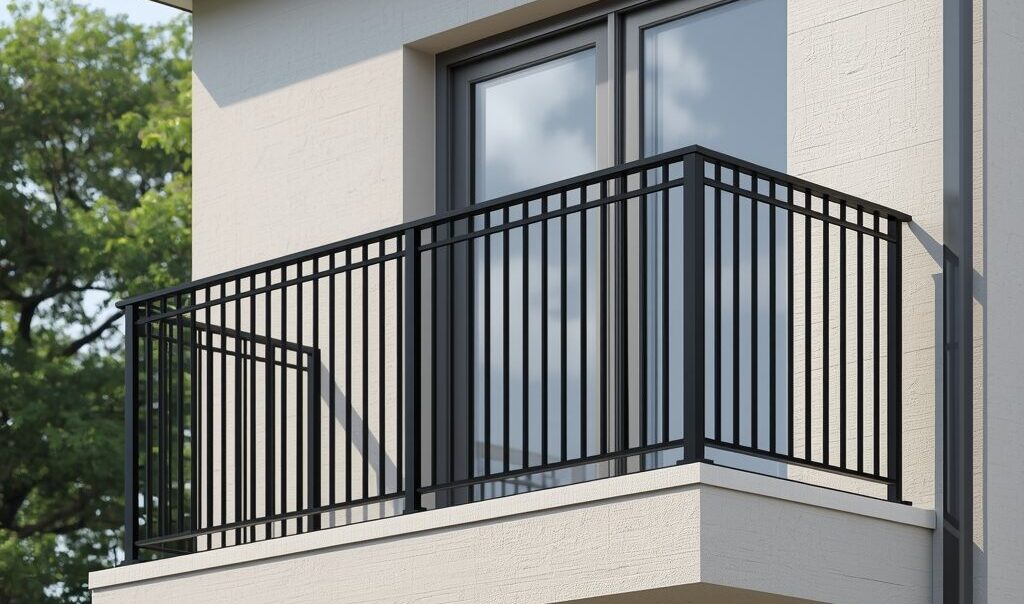 Balkongeländer aus Metall in der Südsteiermark – modernes Geländer für Balkon